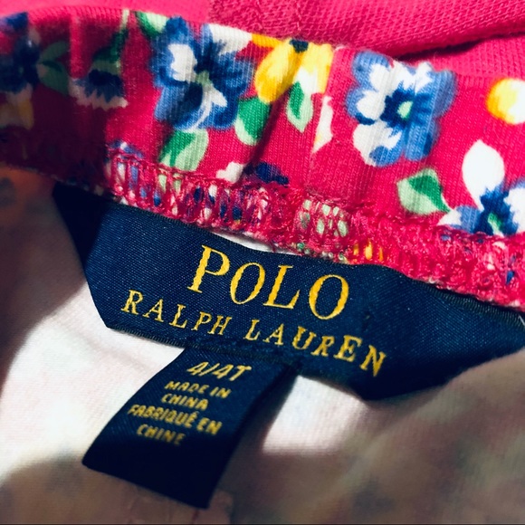 SOLD Polo Ralph Lauren floral leggings & pair polos - Picture 4 of 4